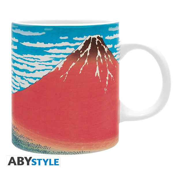 Traditionel Japansk - South Wind, Clear Sky / Red Fuji af Katsushika Hokusai Krus - 320 ml