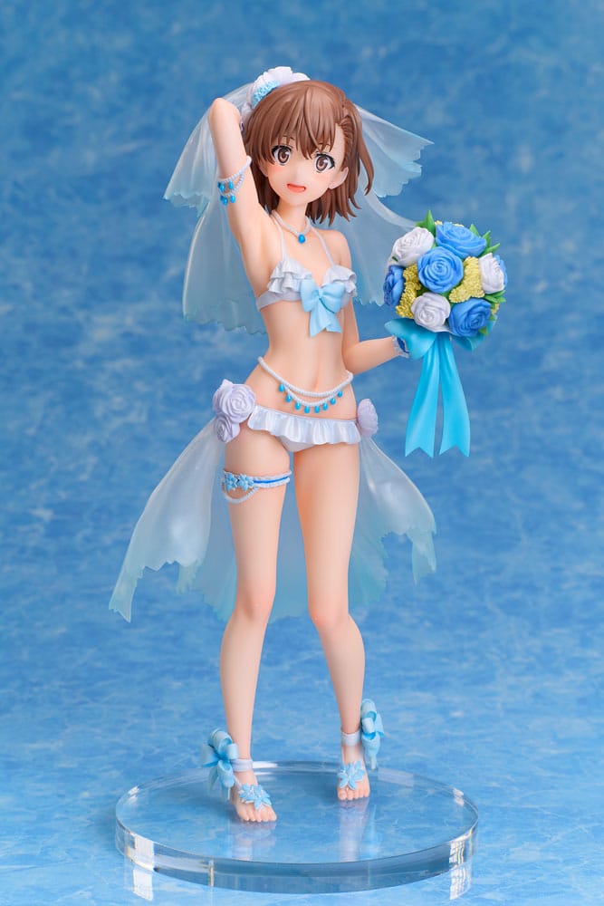 A Certain Scientific Railgun T - Mikoto Misaka: Wedding Swimsuit Ver. - PVC Statue 1/7 (25 cm)