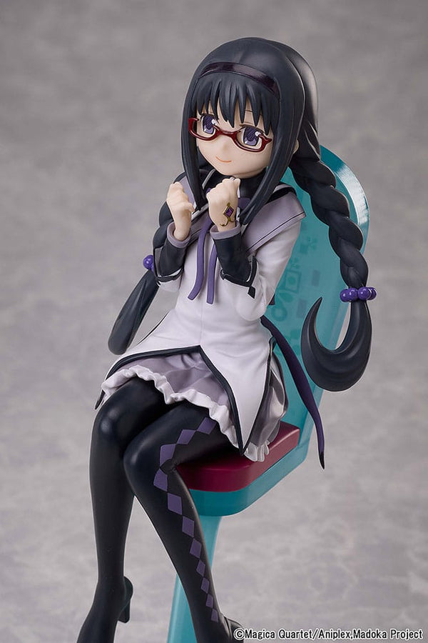 Puella Magi Madoka Magica The Movie - Rebellion - Homura Akemi: Tea Party Cake Song Ver. - PVC Statue (18 cm)