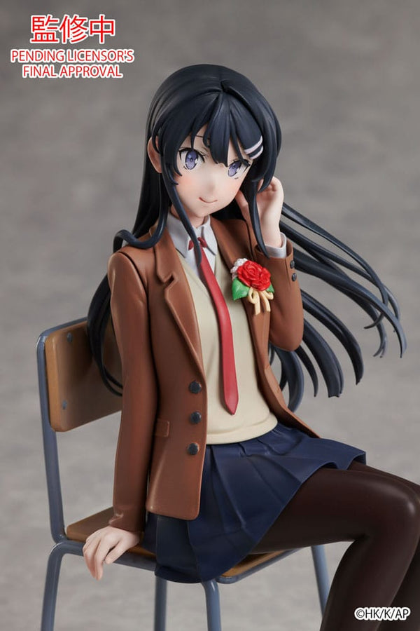 Rascal Does Not Dream of a Knapsack Kid - Mai Sakurajima: Graduation Ver. - Statue (15 cm)