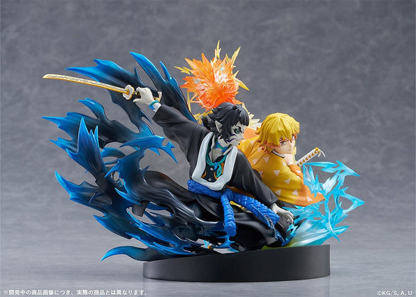 Demon Slayer: Kimetsu no Yaiba - Zenitsu Agatsuma & Kaigaku - PVC Statue (15 cm)