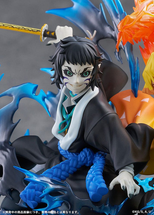 Demon Slayer: Kimetsu no Yaiba - Zenitsu Agatsuma & Kaigaku - PVC Statue (15 cm)