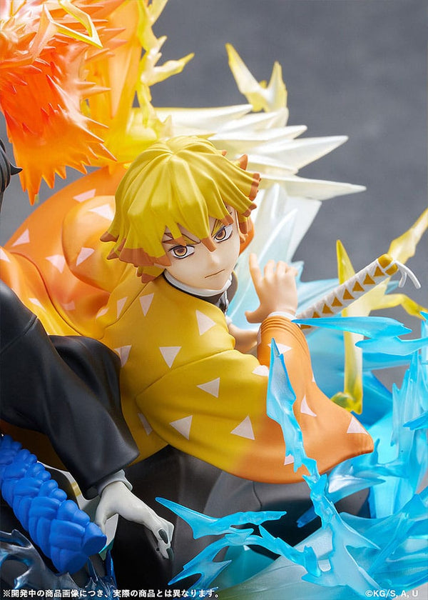 Demon Slayer: Kimetsu no Yaiba - Zenitsu Agatsuma & Kaigaku - PVC Statue (15 cm)
