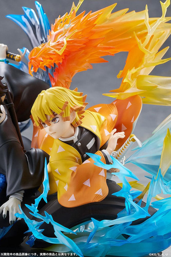 Demon Slayer: Kimetsu no Yaiba - Zenitsu Agatsuma & Kaigaku - PVC Statue (15 cm)