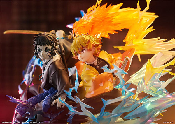 Demon Slayer: Kimetsu no Yaiba - Zenitsu Agatsuma & Kaigaku - PVC Statue (15 cm)