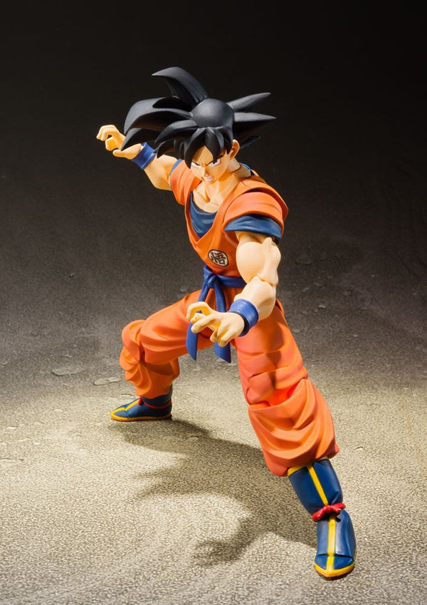 Dragon Ball Z - Son Goku (A Saiyan Raised On Earth) - S.H. Figuarts Action Figur (14 cm)