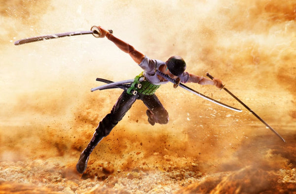 One Piece - Roronoa Zoro: Romance Dawn Ver. - S.H.Figuarts Action Figur (15 cm)