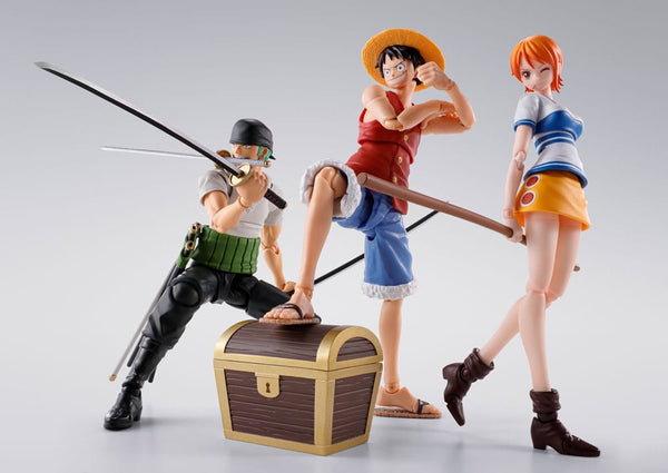 One Piece - Roronoa Zoro: Romance Dawn Ver. - S.H.Figuarts Action Figur (15 cm)