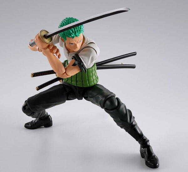 One Piece - Roronoa Zoro: Romance Dawn Ver. - S.H.Figuarts Action Figur (15 cm)