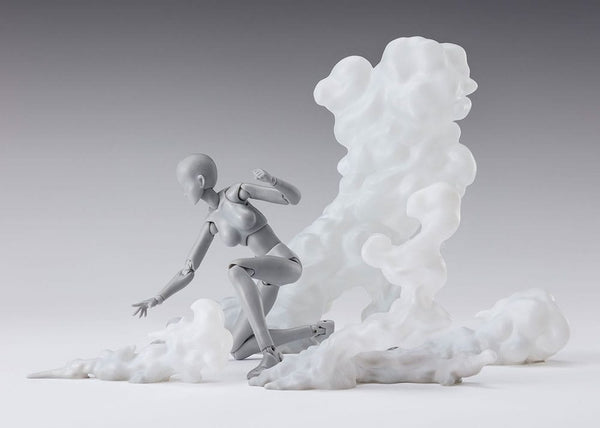 Tamashii Effect - Smoke: White Ver. - Action Figur Tilbehør til S.H.Figuarts