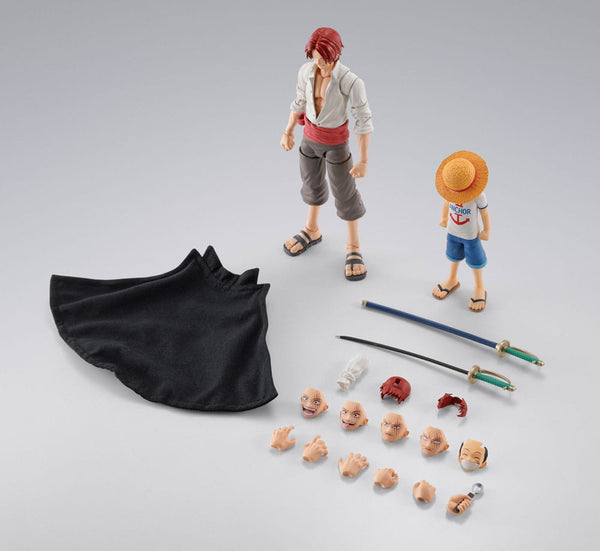One Piece - Shanks & Monkey D. Luffy: Childhood Ver. - S.H.Figuarts Action Figur 2-Pack