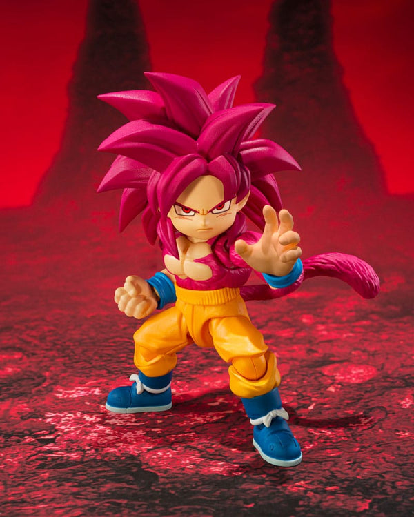 Dragon Ball Daima - Son Goku: Super Saiyan Level 4 Ver. - S.H.Figuarts Mini Action Figur (8 cm)