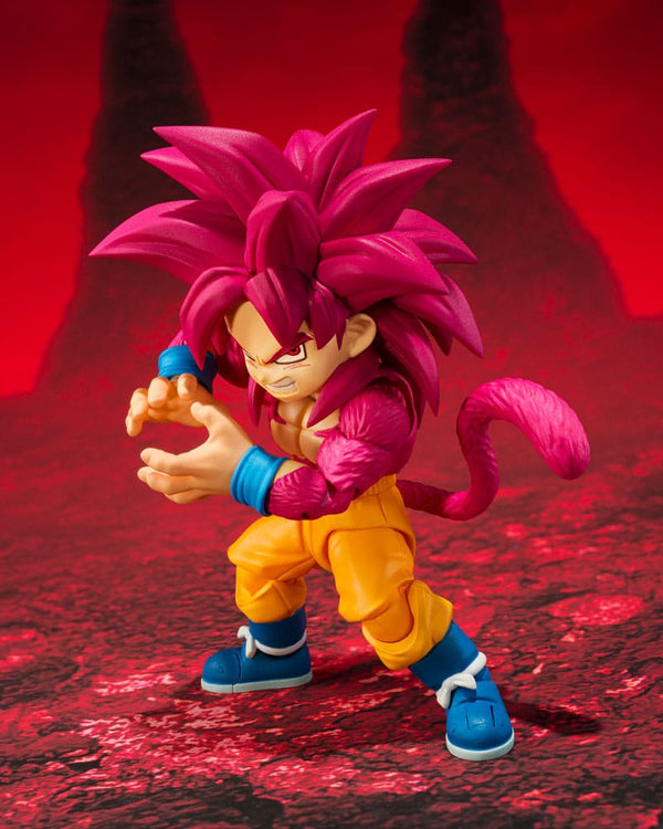 Dragon Ball Daima - Son Goku: Super Saiyan Level 4 Ver. - S.H.Figuarts Mini Action Figur (8 cm)