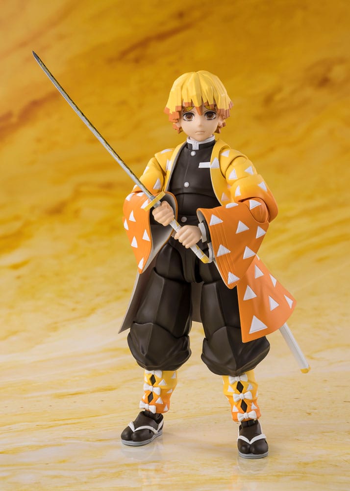 Demon Slayer: Kimetsu no Yaiba - Zenitsu Agatsuma - S.H.Figuarts Action Figur (14 cm)
