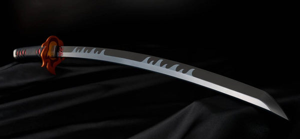 Demon Slayer: Kimetsu no Yaiba - Tanjiro Kamado: Kyojuro Rengoku´s Sword Guard Ver. - Proplica Replica 1/1 Nichirin Sword (88 cm)