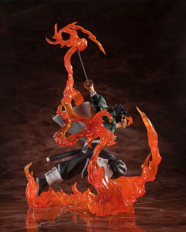 Demon Slayer: Kimetsu no Yaiba - Kamado Tanjiro: Kyojuro Rengoku's Sword Guard Ver. - FiguartsZERO PVC Statue (19 cm)