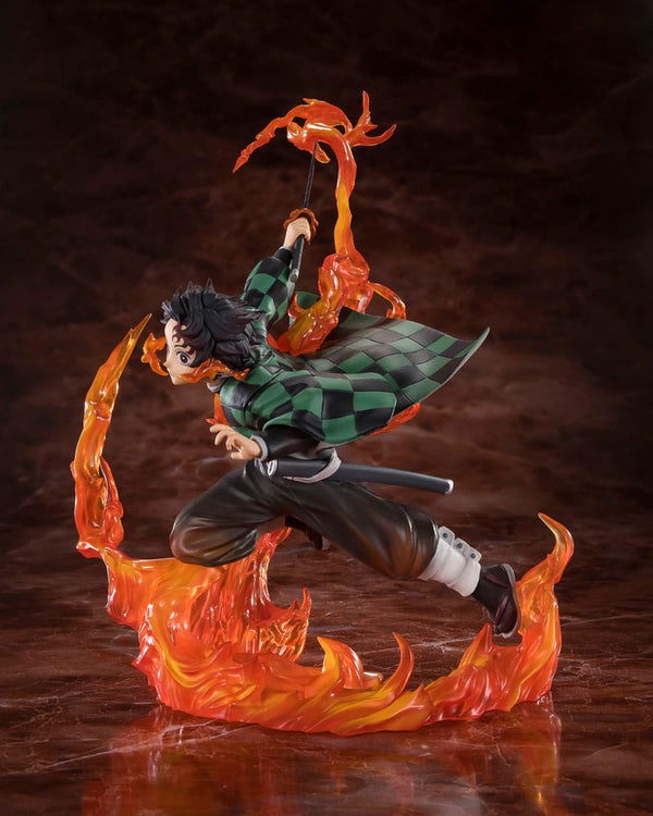 Demon Slayer: Kimetsu no Yaiba - Kamado Tanjiro: Kyojuro Rengoku's Sword Guard Ver. - FiguartsZERO PVC Statue (19 cm)