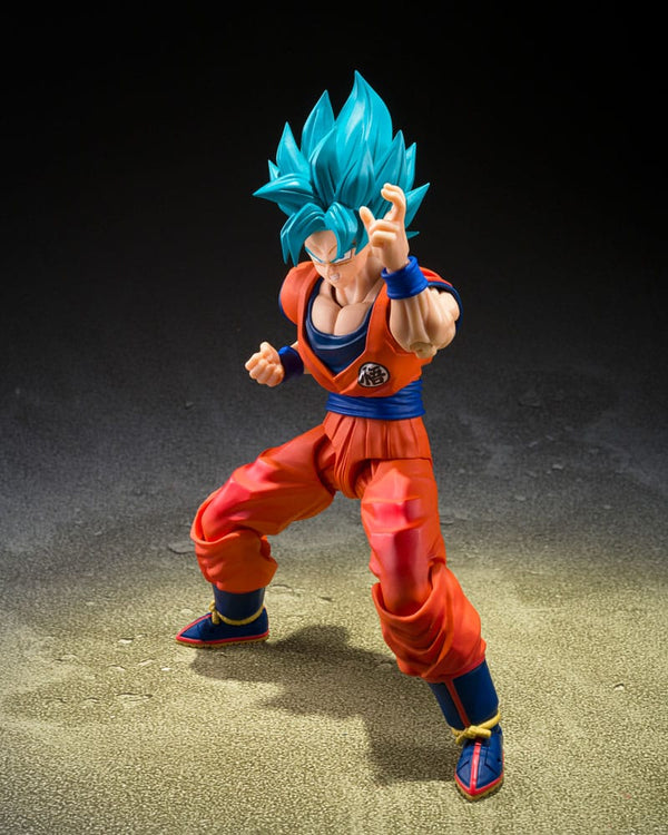 Dragon Ball Super - Son Goku: Super Saiyan God Ver. - S.H.Figuarts Action Figur (15 cm)