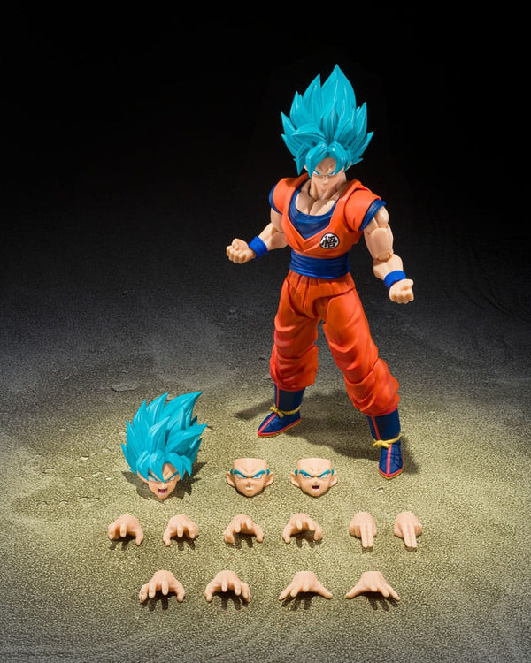 Dragon Ball Super - Son Goku: Super Saiyan God Ver. - S.H.Figuarts Action Figur (15 cm)