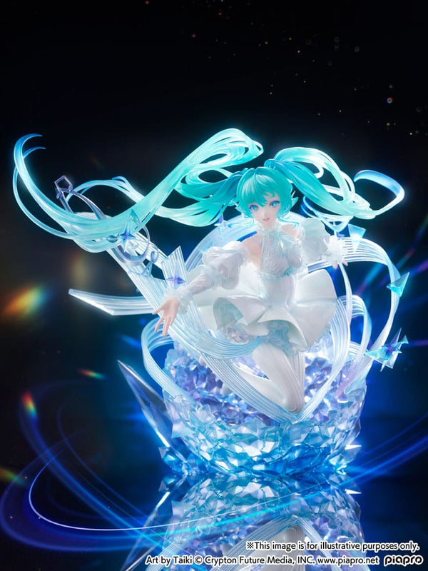 Vocaloid - Hatsune Miku: Crystal Dress Ver. - PVC Statue 1/7 (22 cm)