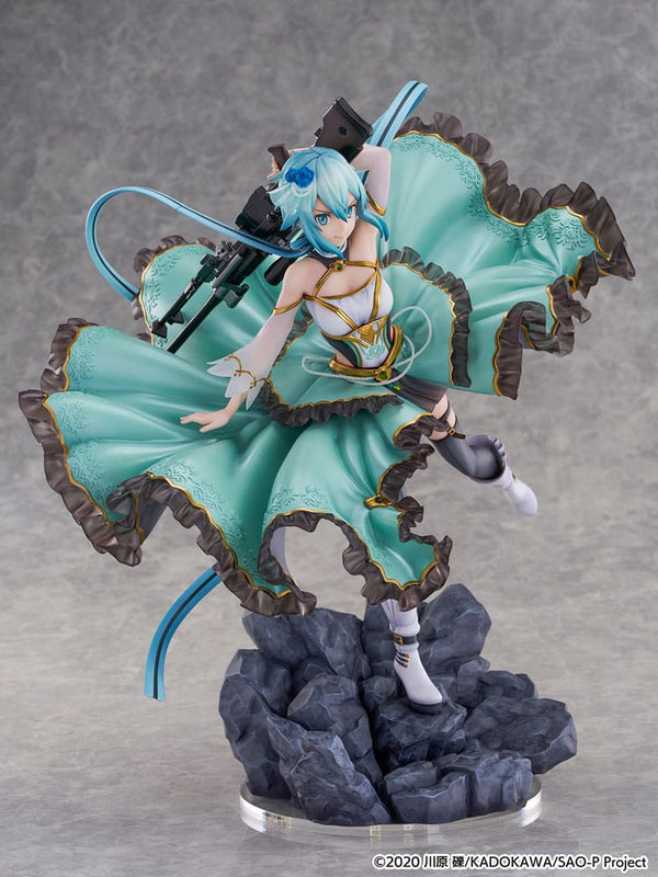Sword Art Online - Sinon: Crystal Dress Ver. - SHIBUYA SCRAMBLE FIGURE PVC Statue 1/7 (29 cm)