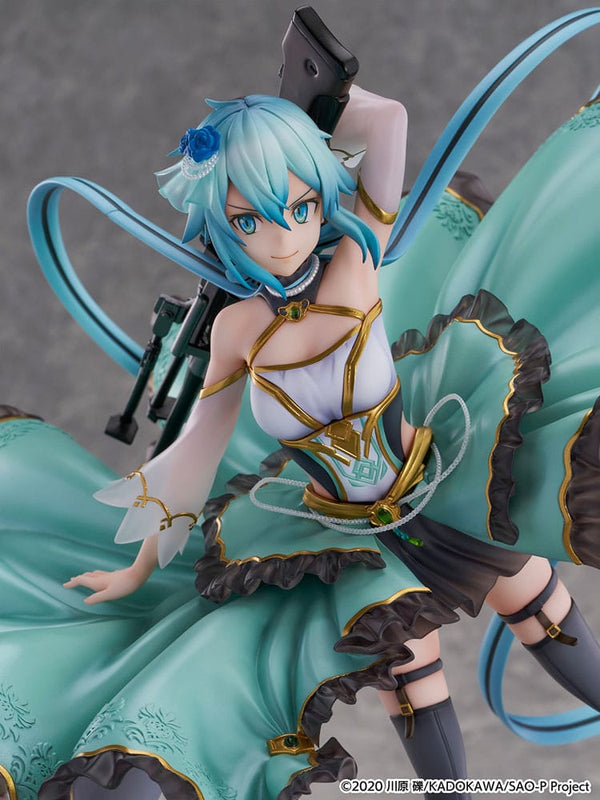 Sword Art Online - Sinon: Crystal Dress Ver. - SHIBUYA SCRAMBLE FIGURE PVC Statue 1/7 (29 cm)