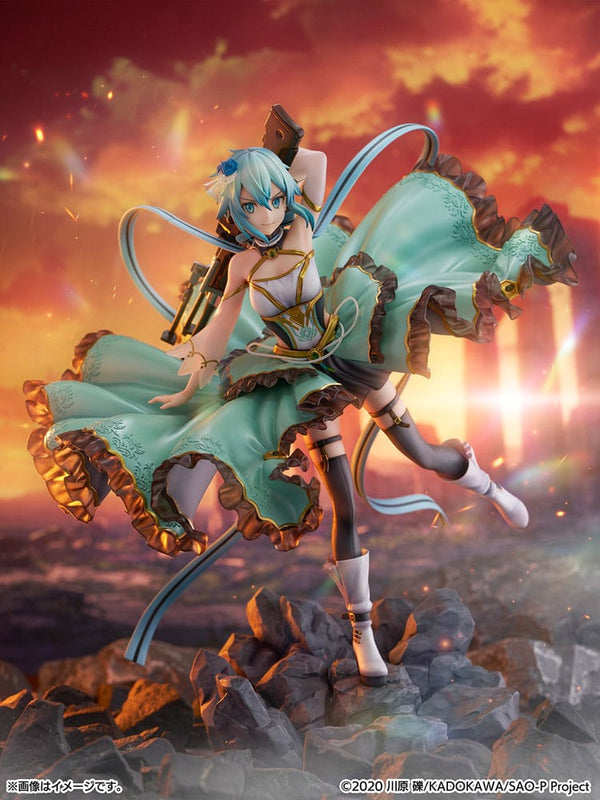 Sword Art Online - Sinon: Crystal Dress Ver. - SHIBUYA SCRAMBLE FIGURE PVC Statue 1/7 (29 cm)