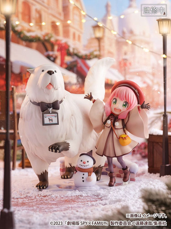 Spy x Family - Anya Forger & Bond Forger - The Movie: Code White SHIBUYA SCRAMBLE FIGURE PVC Statue 1/7 (20 cm)