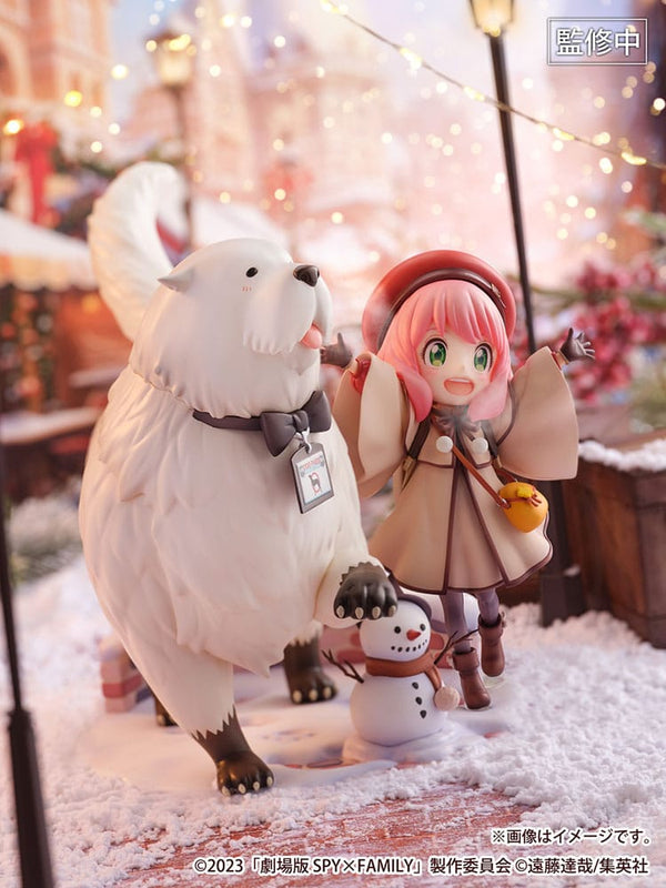 Spy x Family - Anya Forger & Bond Forger - The Movie: Code White SHIBUYA SCRAMBLE FIGURE PVC Statue 1/7 (20 cm)