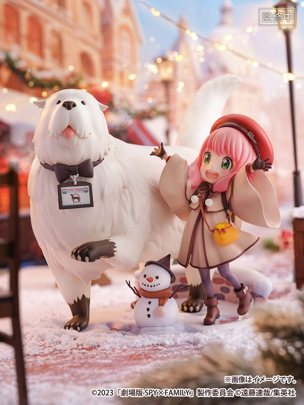 Spy x Family - Anya Forger & Bond Forger - The Movie: Code White SHIBUYA SCRAMBLE FIGURE PVC Statue 1/7 (20 cm)