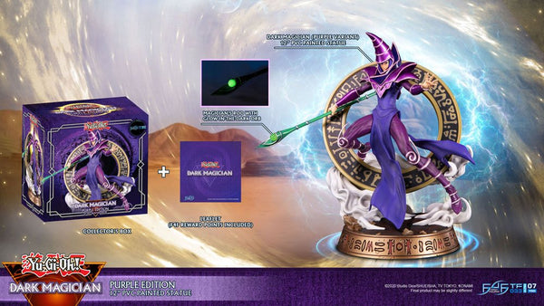 Yu-Gi-Oh! - Dark Magician: Purple Version - PVC Statue (29 cm)