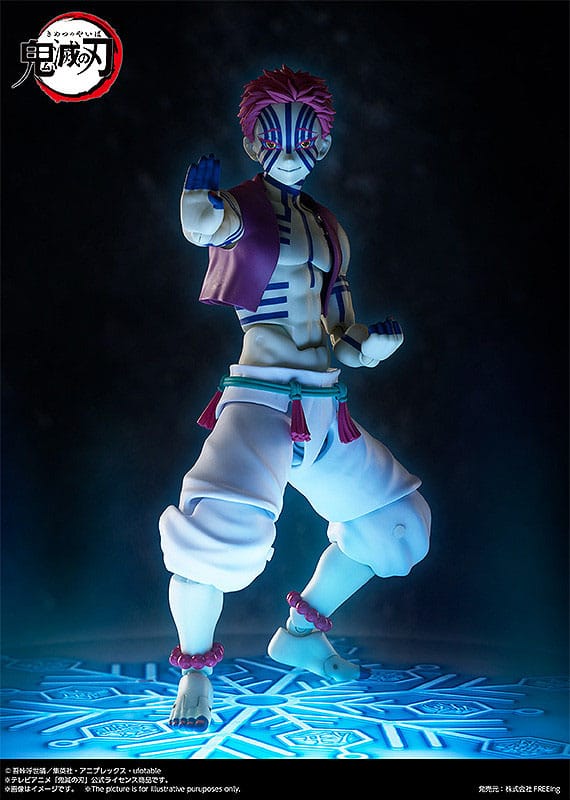 Demon Slayer: Kimetsu no Yaiba - Akaza - Figma Action Figur (15 cm)