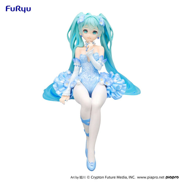 Vocaloid - Hatsune Miku: Flower Fairy Nemophila Pail Blue Color Ver. - PVC Statue (15 cm)