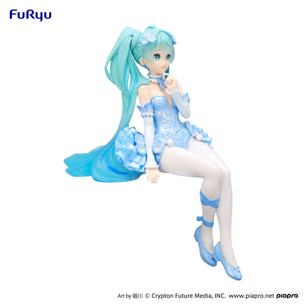 Vocaloid - Hatsune Miku: Flower Fairy Nemophila Pail Blue Color Ver. - PVC Statue (15 cm)