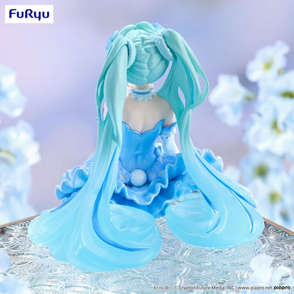 Vocaloid - Hatsune Miku: Flower Fairy Nemophila Pail Blue Color Ver. - PVC Statue (15 cm)