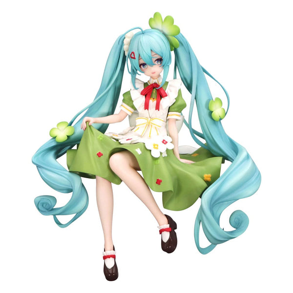 Vocaloid - Hatsune Miku: Flower Fairy Clover Ver. - Noodle Stopper PVC Statue (15 cm)