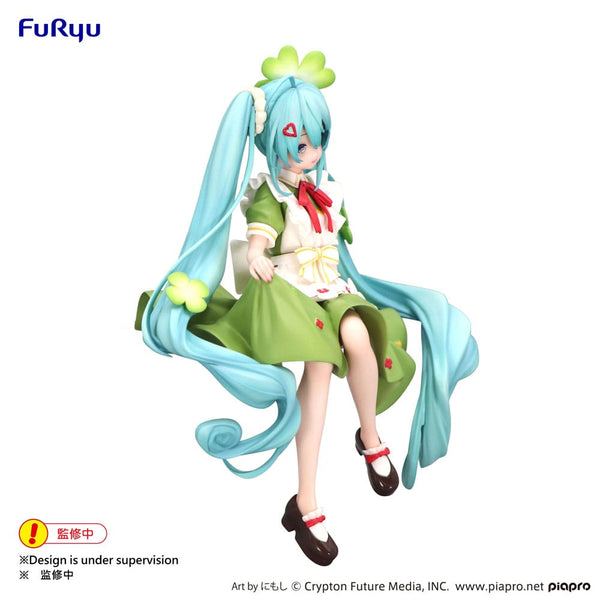 Vocaloid - Hatsune Miku: Flower Fairy Clover Ver. - Noodle Stopper PVC Statue (15 cm)