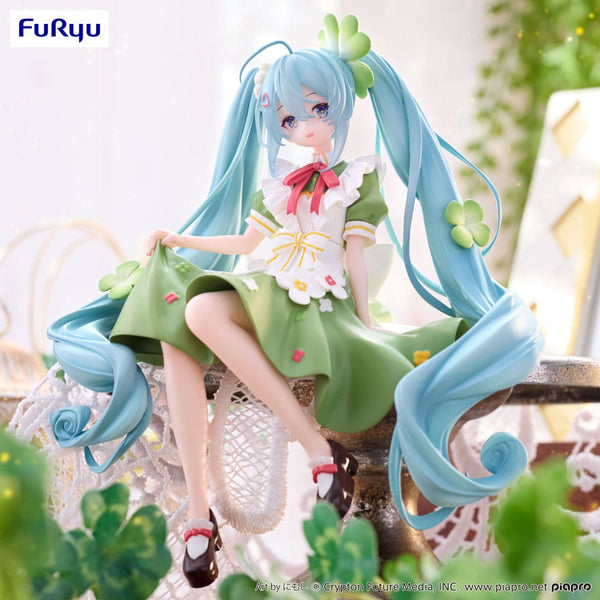 Vocaloid - Hatsune Miku: Flower Fairy Clover Ver. - Noodle Stopper PVC Statue (15 cm)