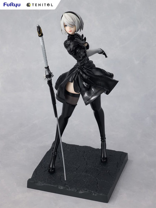 NieR:Automata Ver1.1a - 2B - Tenitol PVC Statue (22 cm)
