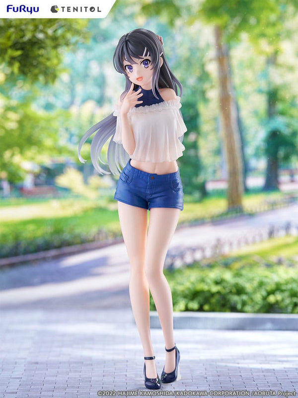 Rascal Does Not Dream of Bunny Girl Senpai - Mai Sakurajima - Tenitol PVC Statue (31 cm)