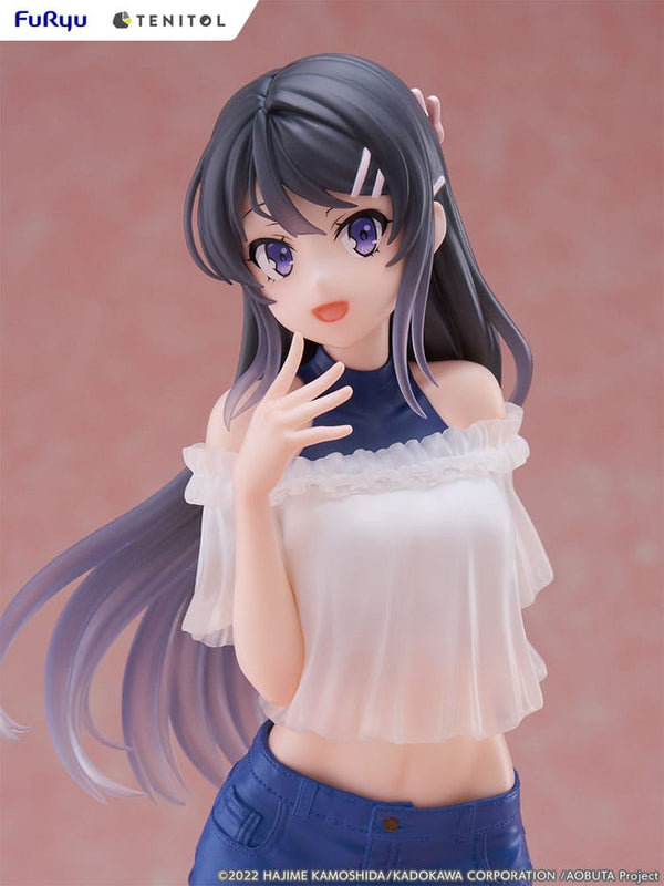 Rascal Does Not Dream of Bunny Girl Senpai - Mai Sakurajima - Tenitol PVC Statue (31 cm)