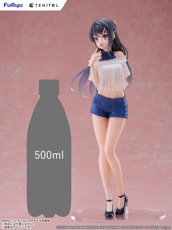 Rascal Does Not Dream of Bunny Girl Senpai - Mai Sakurajima - Tenitol PVC Statue (31 cm)