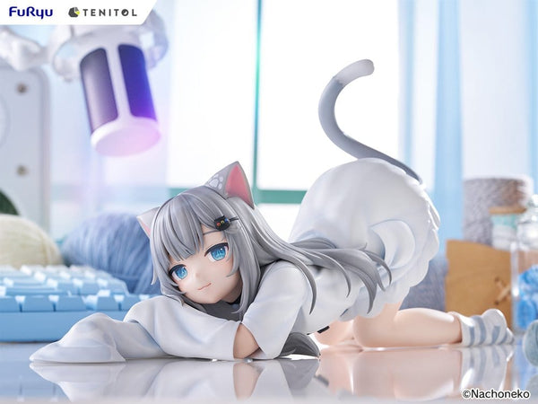 Virtual Youtuber Tenitol - Nachoneko - Stor Nudelstopper PVC Figur (18 cm)