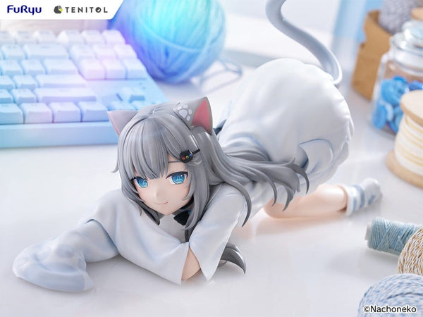 Virtual Youtuber Tenitol - Nachoneko - Stor Nudelstopper PVC Figur (18 cm)