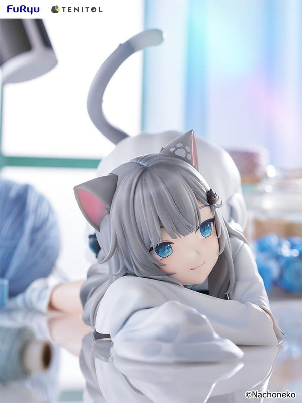 Virtual Youtuber Tenitol - Nachoneko - Stor Nudelstopper PVC Figur (18 cm)