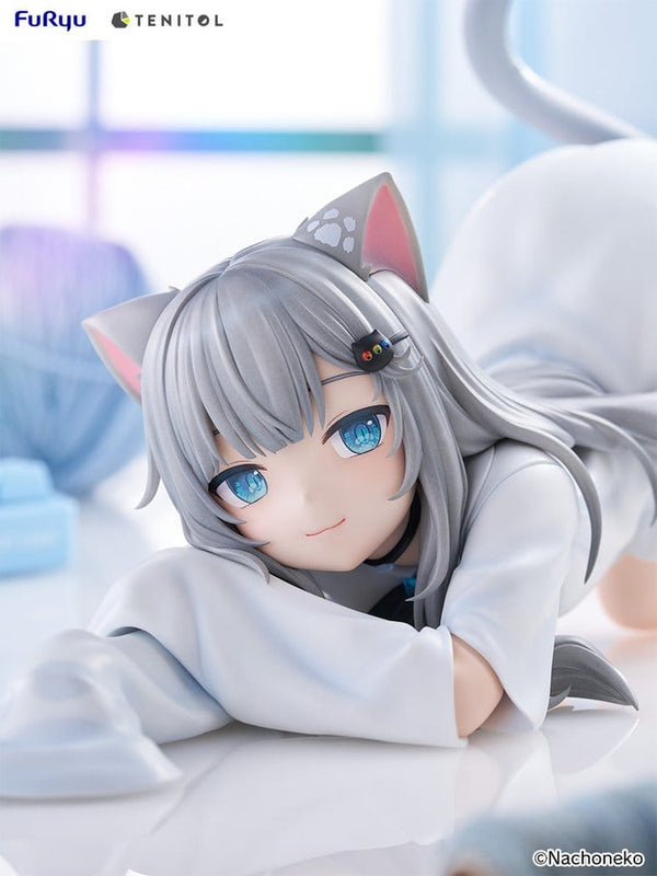 Virtual Youtuber Tenitol - Nachoneko - Stor Nudelstopper PVC Figur (18 cm)