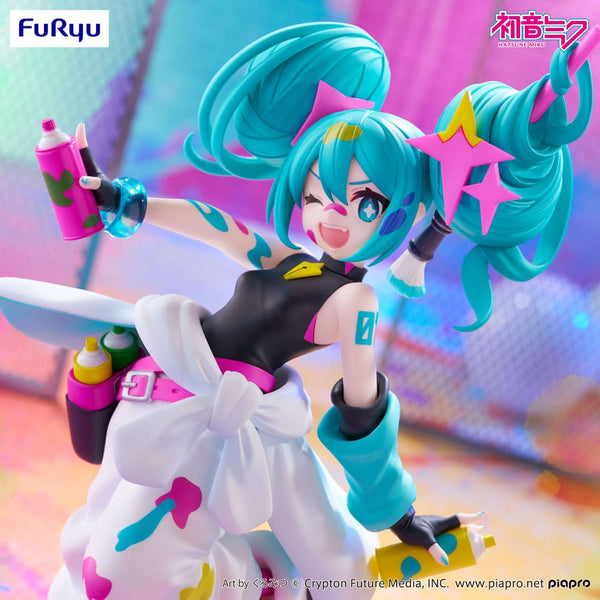 Vocaloid - Hatsune Miku: Paint Girl Ver. - Trio-Try-iT PVC Statue (19 cm)
