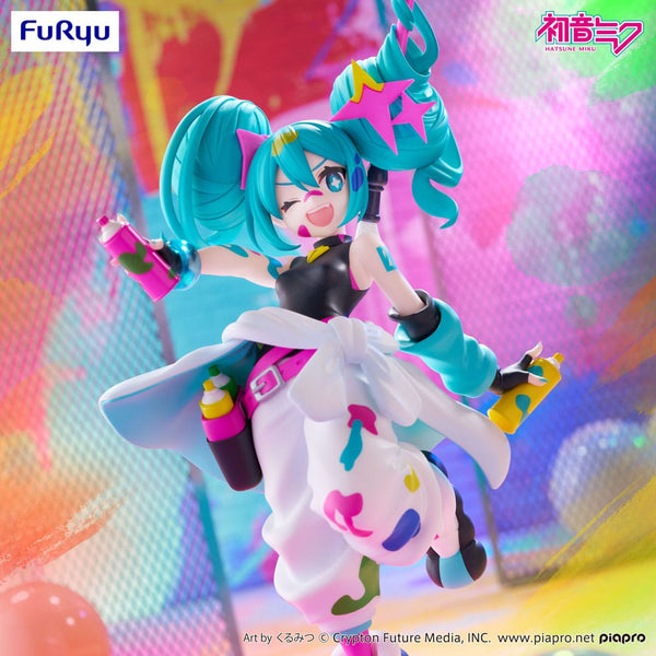 Vocaloid - Hatsune Miku: Paint Girl Ver. - Trio-Try-iT PVC Statue (19 cm)