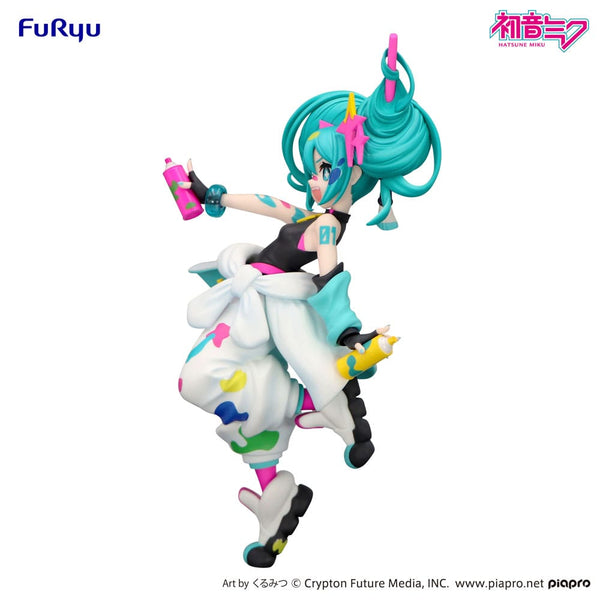 Vocaloid - Hatsune Miku: Paint Girl Ver. - Trio-Try-iT PVC Statue (19 cm)