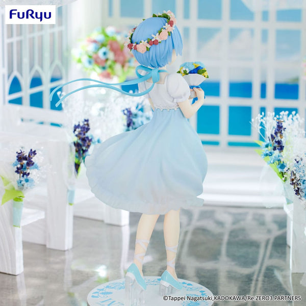 Re:ZERO - Rem: Bridesmaid Ver. - Trio-Try-iT PVC Statue (21 cm)